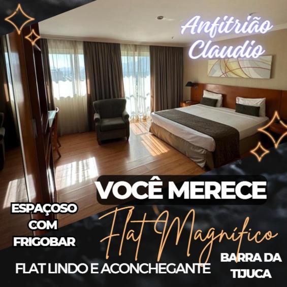 Flat Com Vista Panoramica -15- Na Barra Da Tijuca - Estacionamento Gratuito - Frigobar - Ar Condicionado - Piscina - Academia - Balsa Para Praia Gratis - Varanda - Vista Parcial Mar E Lagoa Рио де Жанейро Екстериор снимка